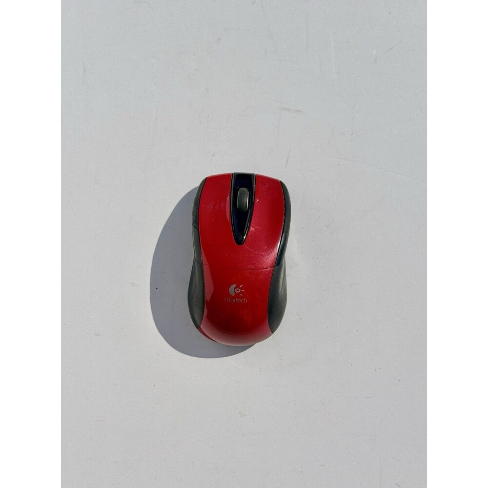 Logitech M525 Wireless Optical Mouse Red NO DONGLE For Parts